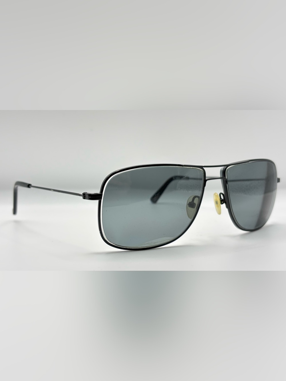Aztec AZ1004 Black Pilot Metal Sunglasses Frames Only